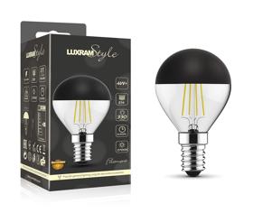 4600356  Classic Style Black Top Ball G45 E14 4W 2700K 330lm